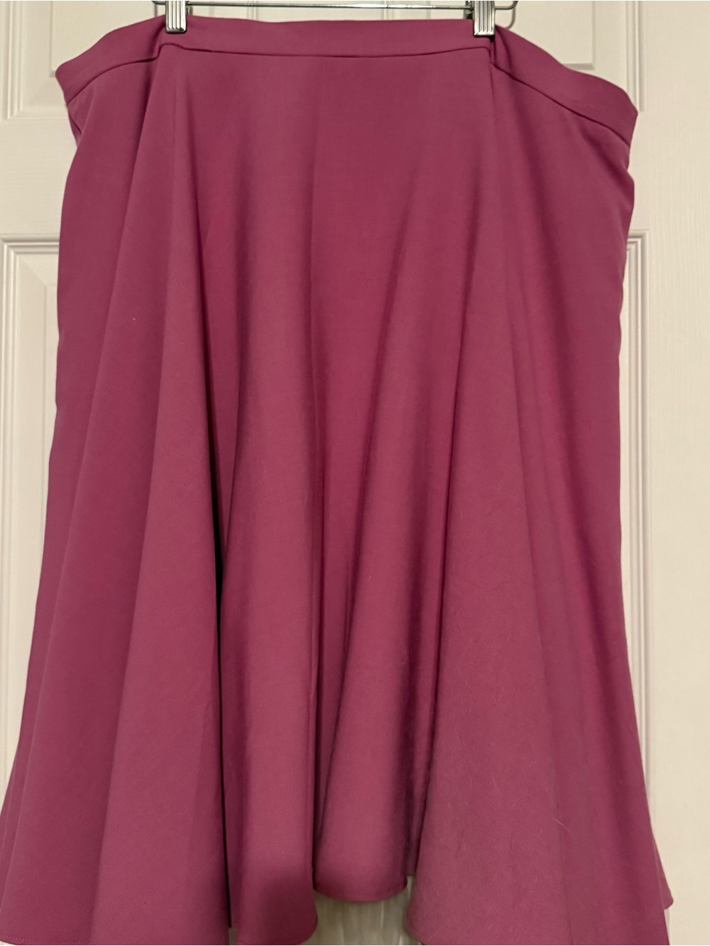 Women’s Flared Midi Skirt - Orchid Pink - Picture 2 of 15
